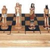 "Egipt" Chess - pieces with stone imitation - Image 2